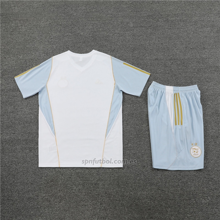Chandal del Argelia Manga Corta 2023-2024 Blanco - Pantalon Corto